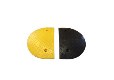 Retardér – káblový prejazd 30 km/h, 20 t, sada 2 ks, koncový diel – 250×430×50 mm, čierna | žltá